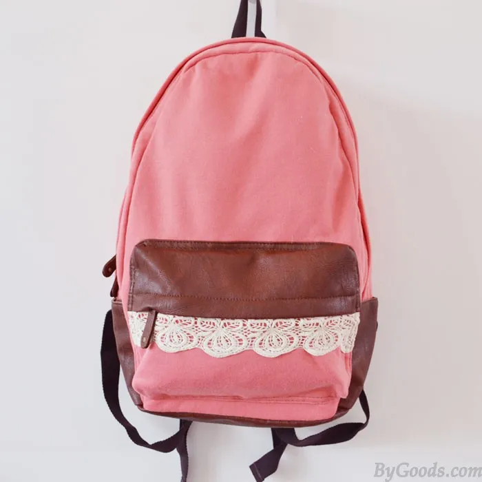 Fashion Cute Canvas Lace Backpacks