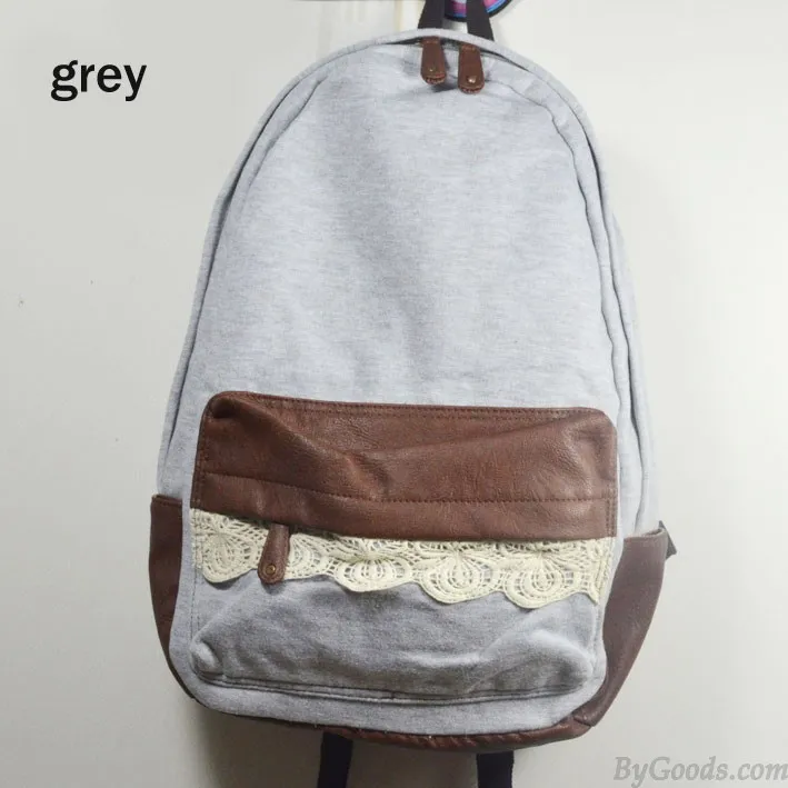 Fashion Cute Canvas Lace Backpacks