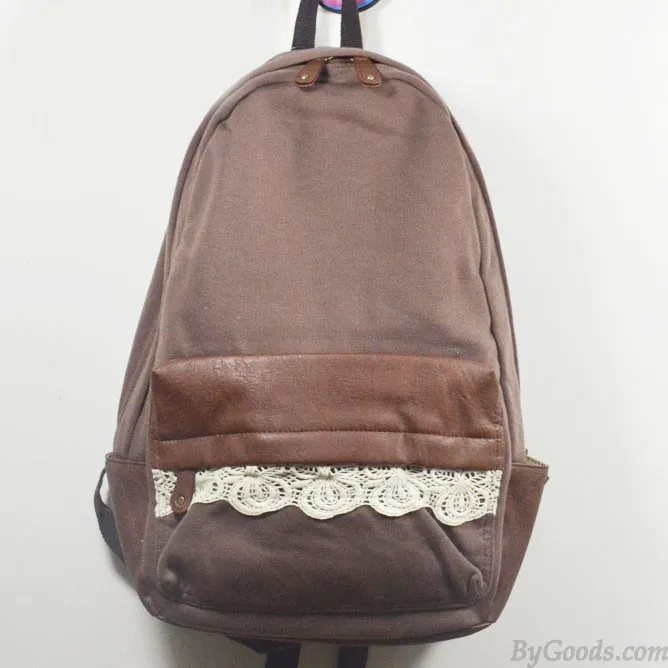 Fashion Cute Canvas Lace Backpacks