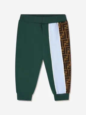 Fendi Baby FF Logo Trim Joggers