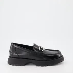 Fendi O'Lock Leather Moccasins