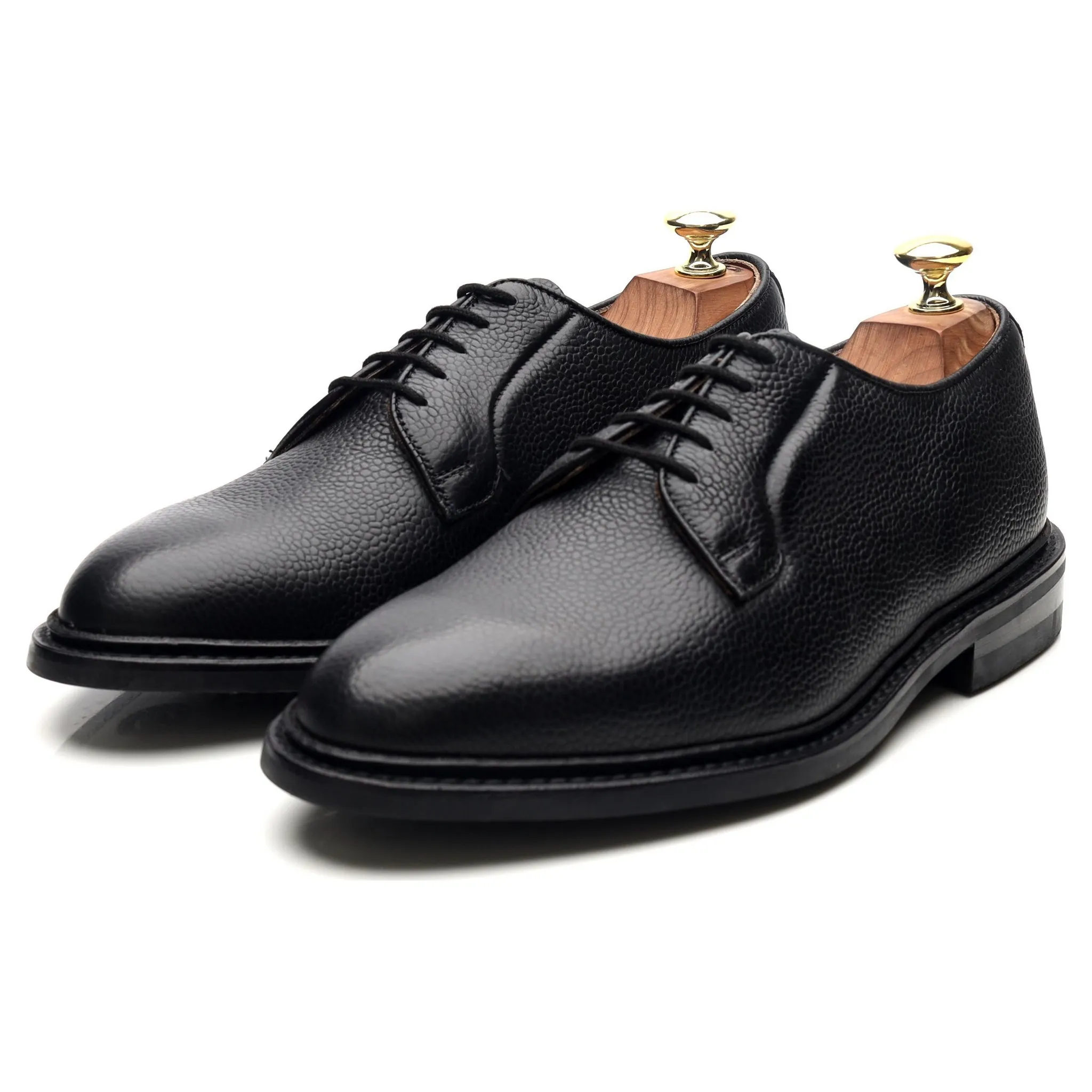 'Fenwick' Black Leather Derby UK 7