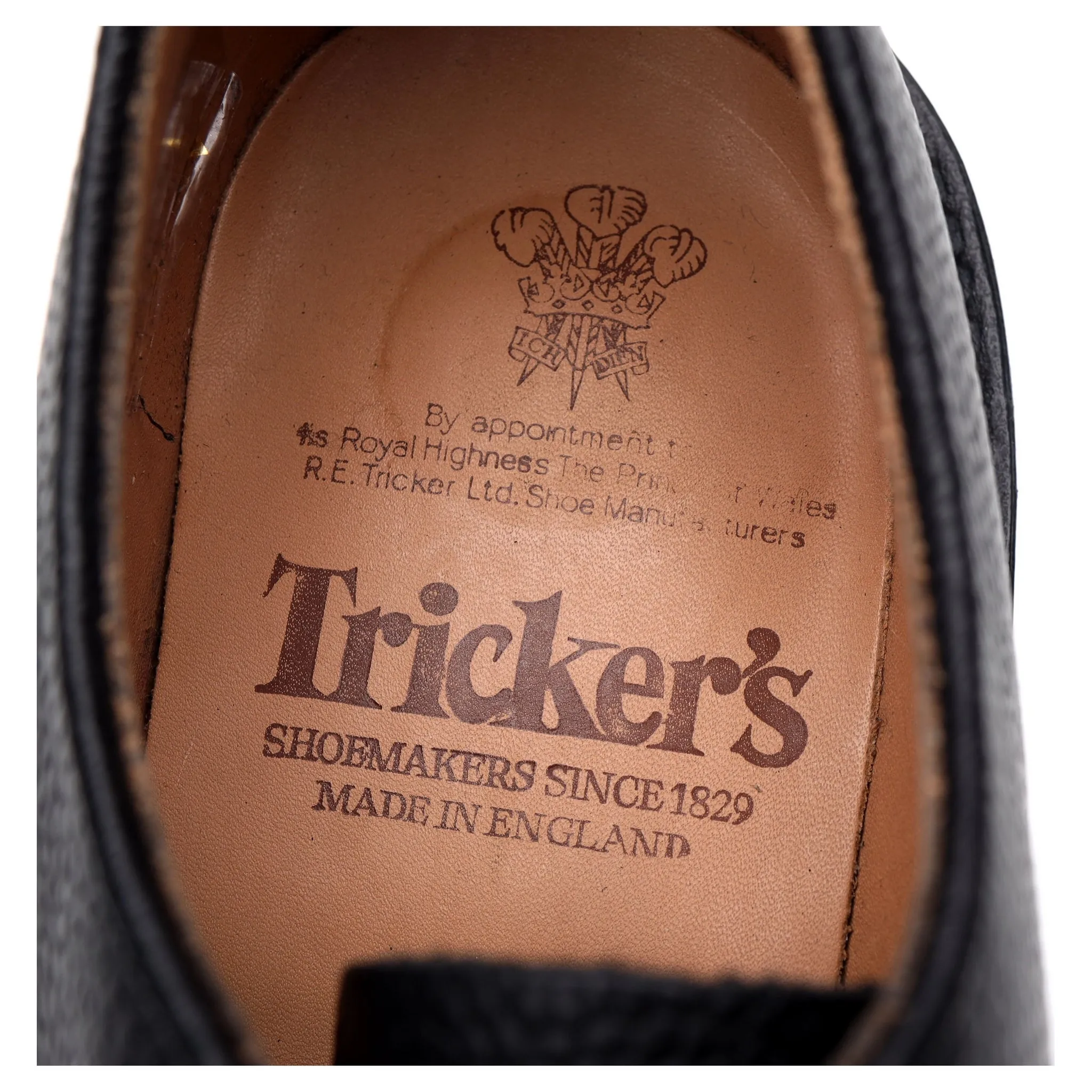 'Fenwick' Black Leather Derby UK 7