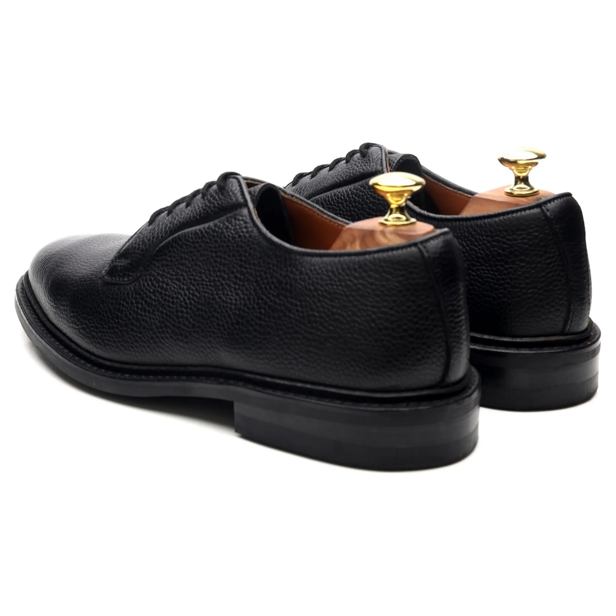 'Fenwick' Black Leather Derby UK 7