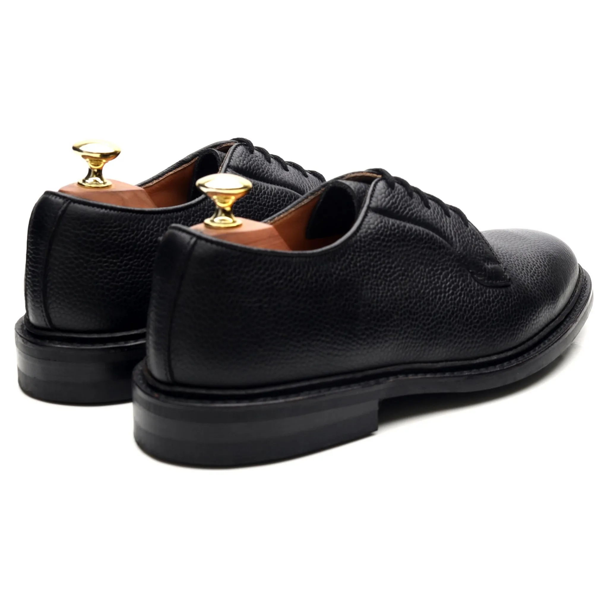 'Fenwick' Black Leather Derby UK 7