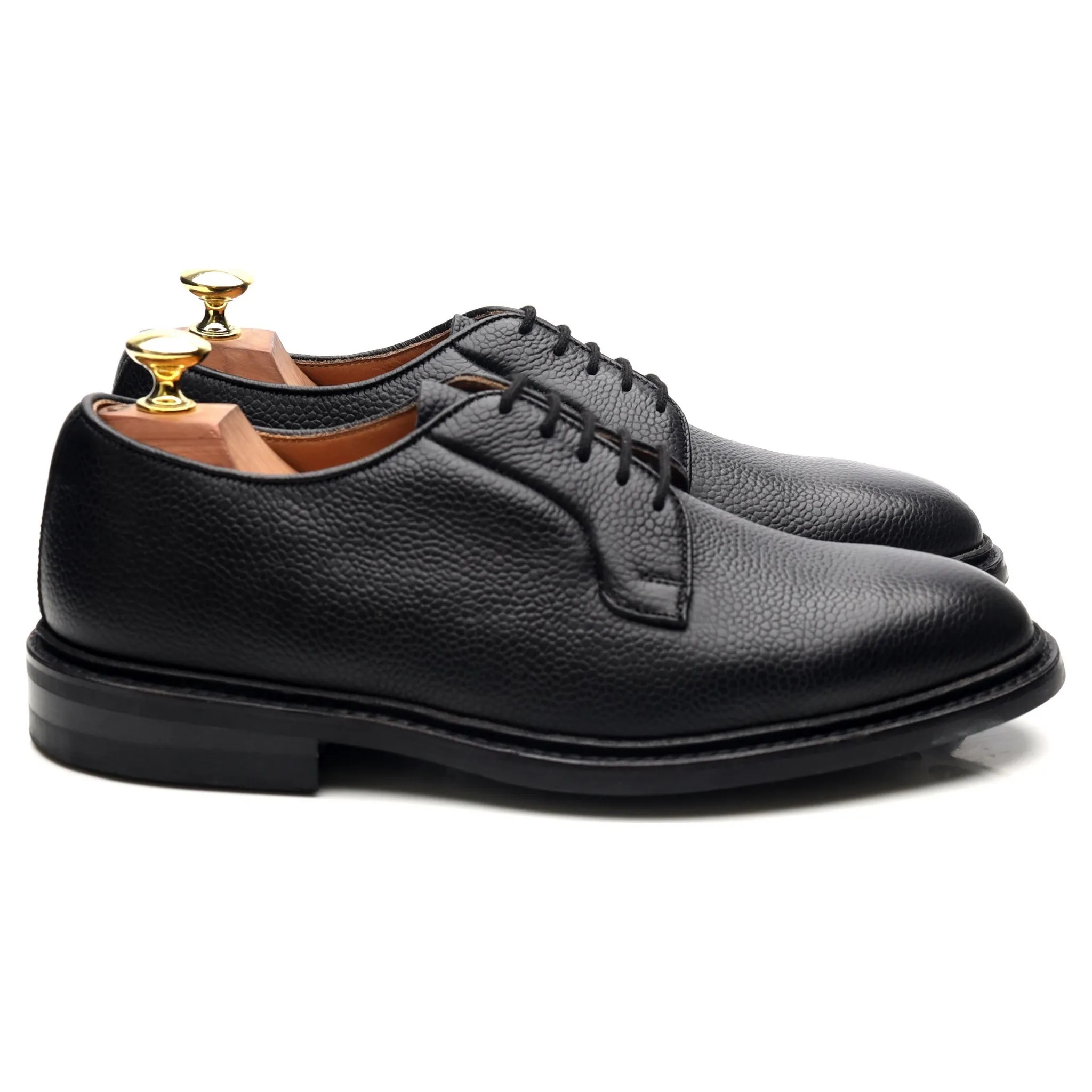 'Fenwick' Black Leather Derby UK 7