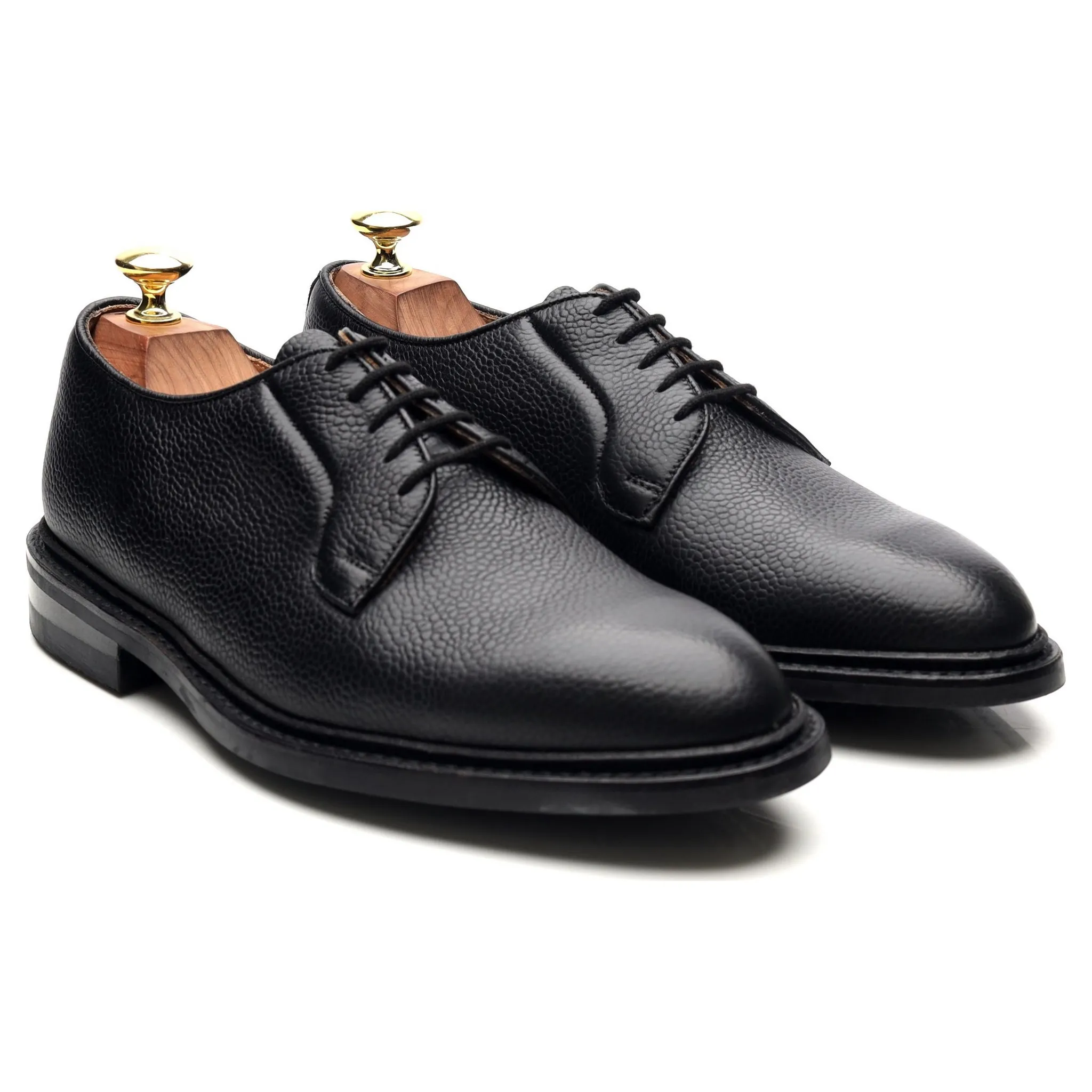 'Fenwick' Black Leather Derby UK 7