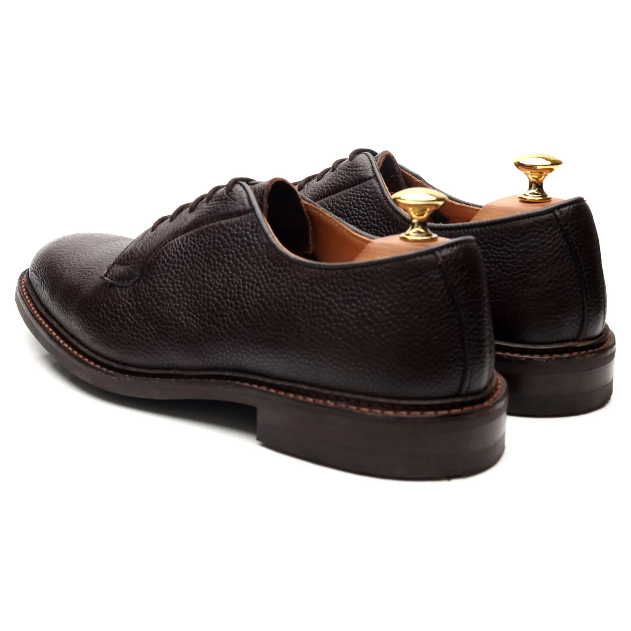 'Fenwick' Dark Brown Leather Derby UK 7