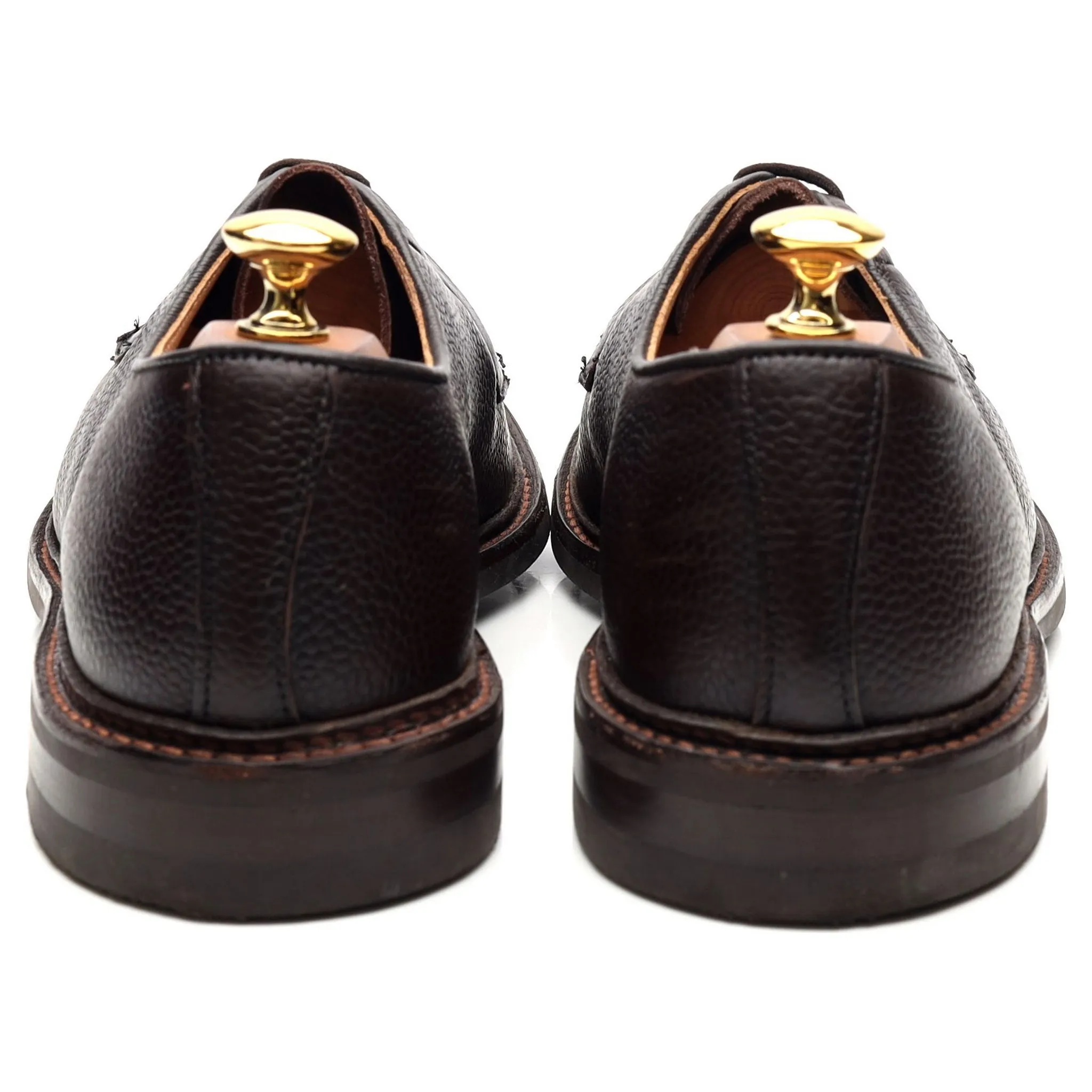 'Fenwick' Dark Brown Leather Derby UK 7