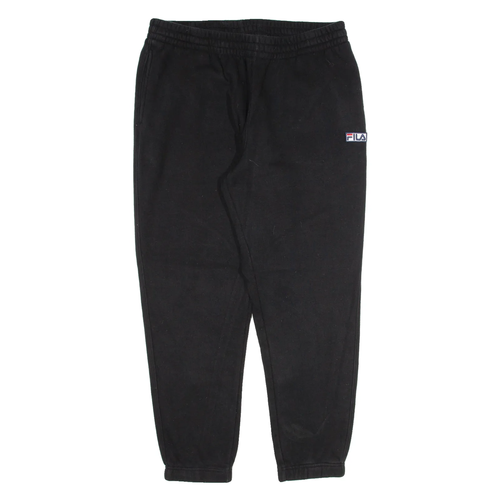 FILA Mens Joggers Black Tapered L W36 L28