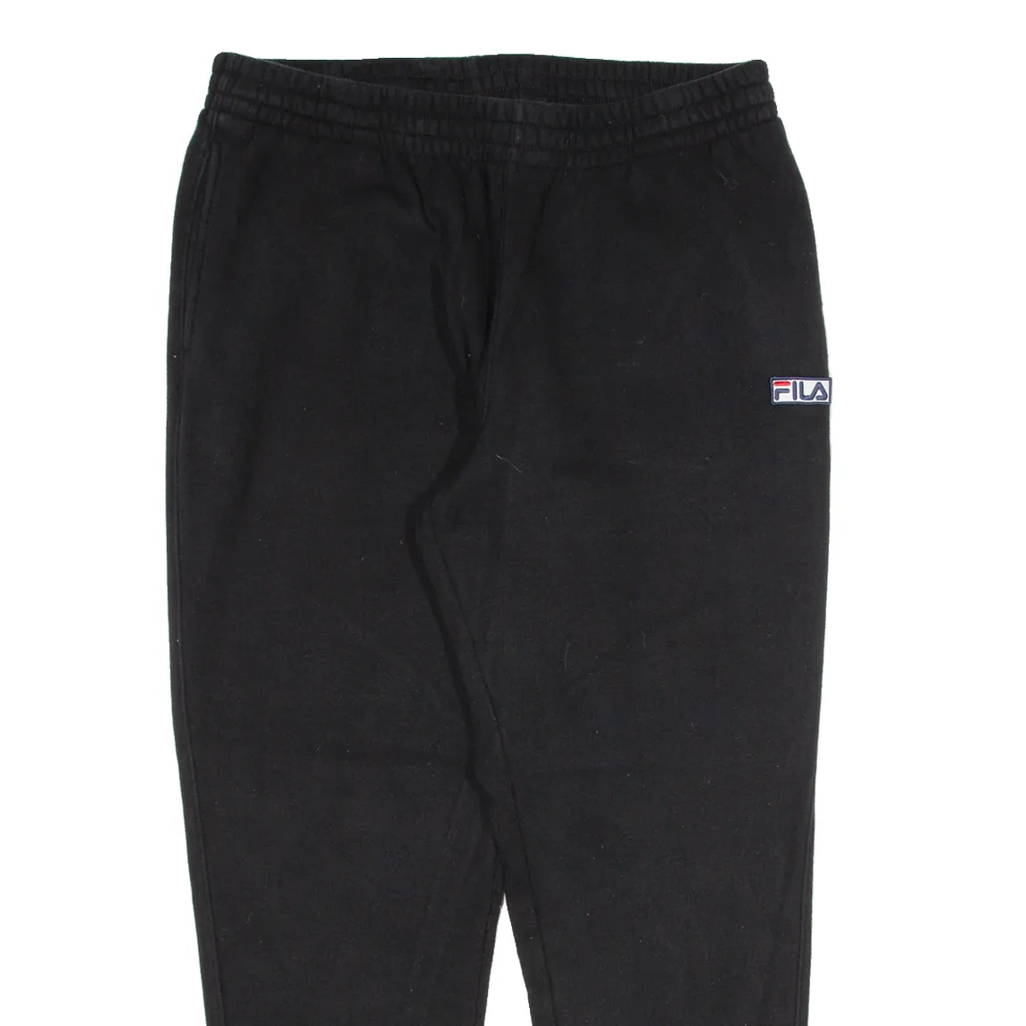 FILA Mens Joggers Black Tapered L W36 L28