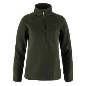 Fjallraven Ovik Fleece Half Zip Women's Deep Forest