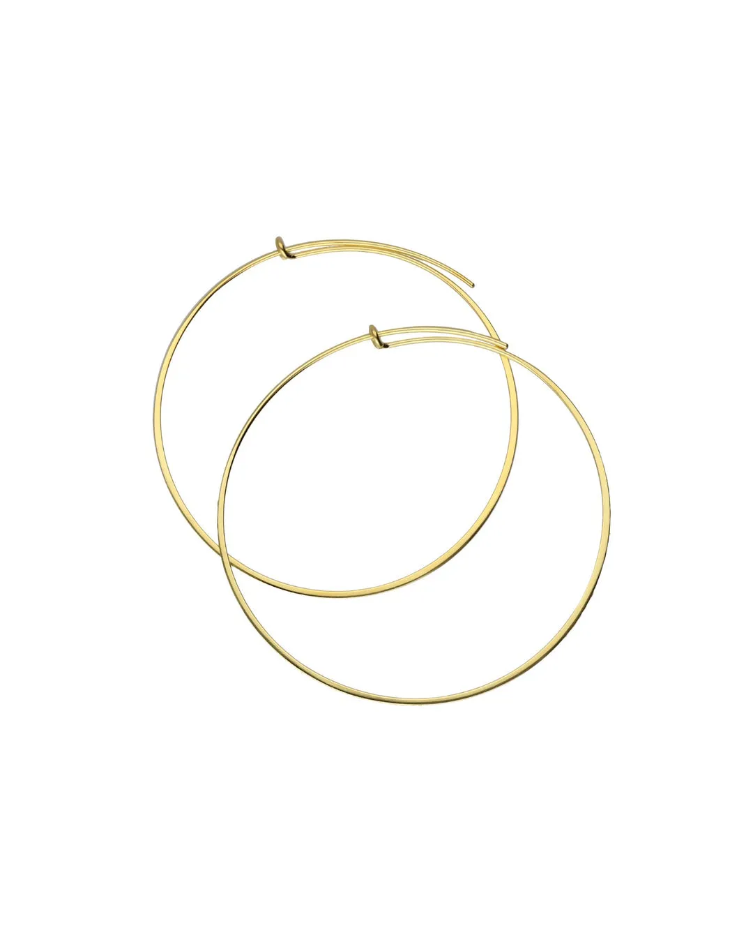     Flat Hoops I 55mm    --    