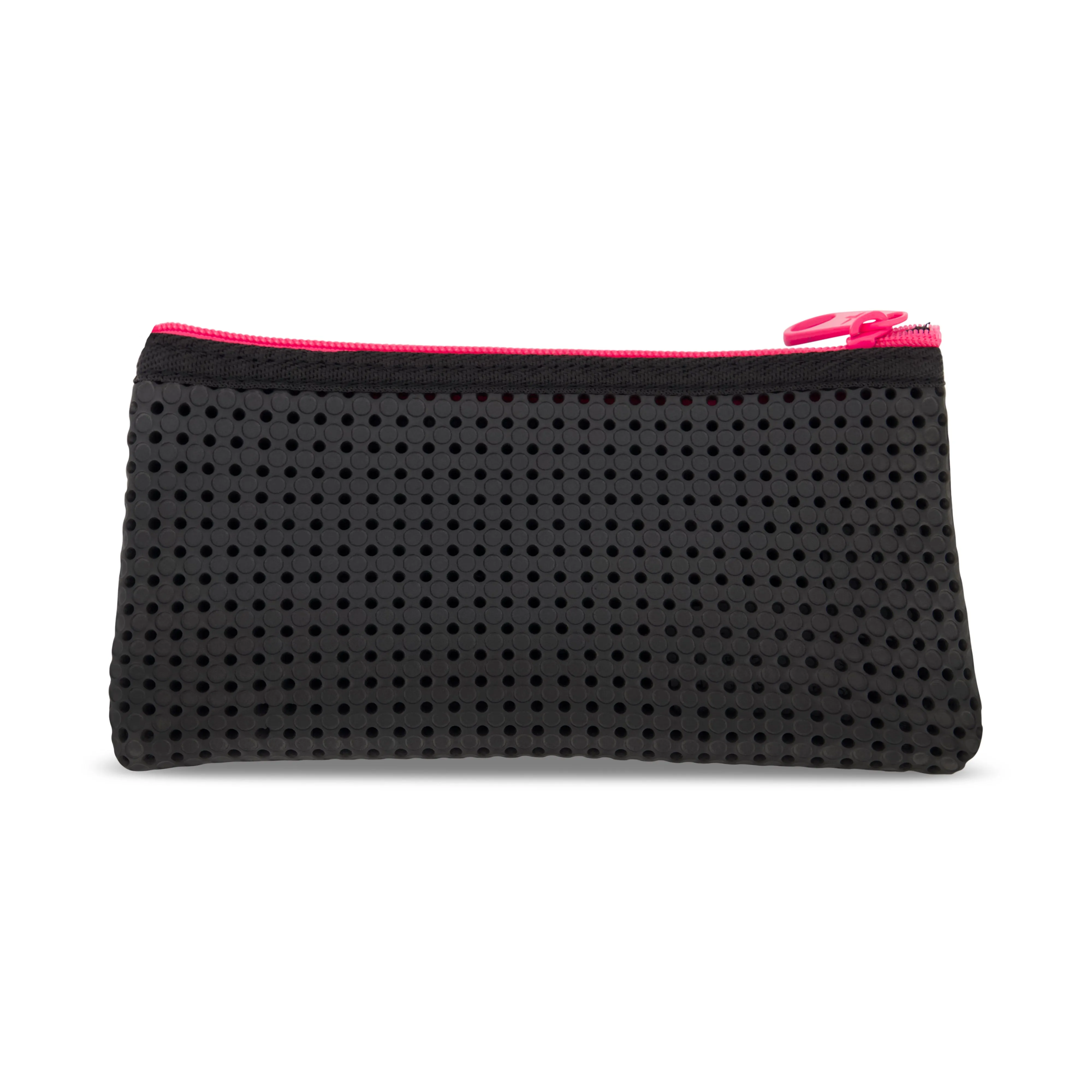 Flat Pencil Pouch Neon Pink