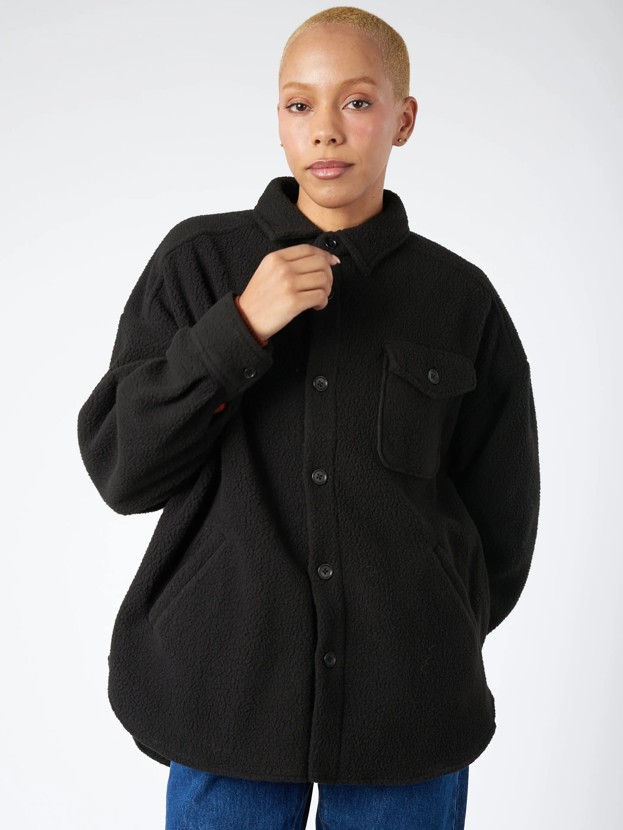 Fleece Shirt Jacket