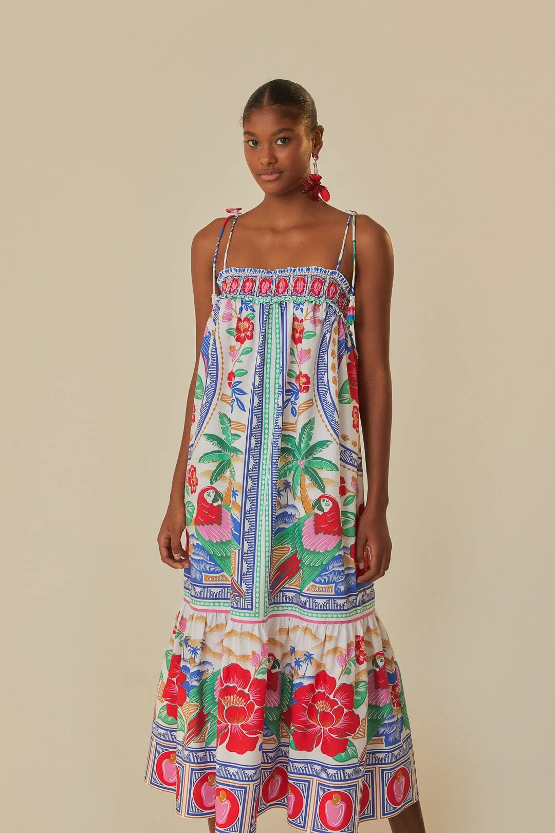 Floral Beach Maxi Dress for Women