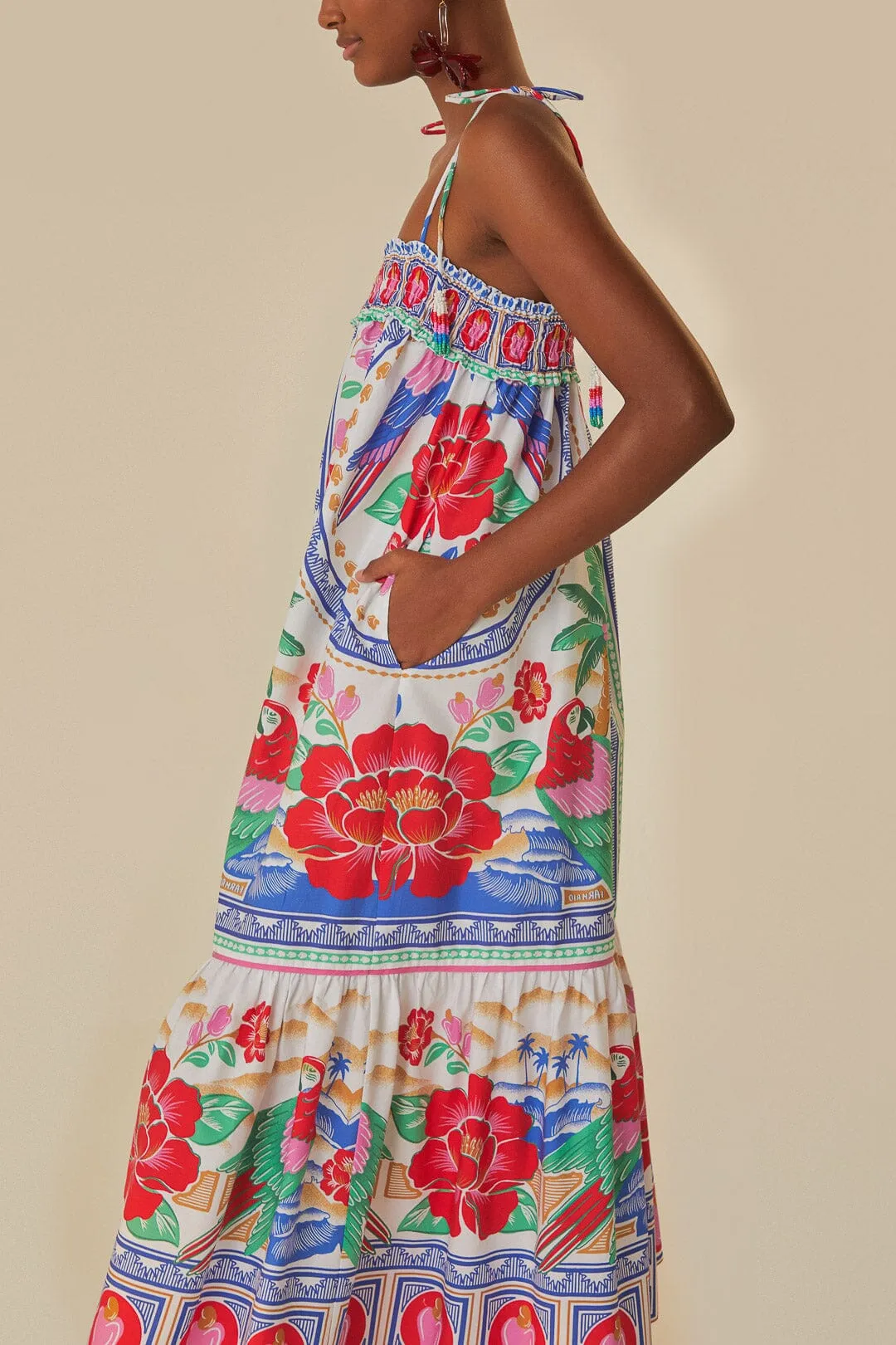 Floral Beach Maxi Dress for Women