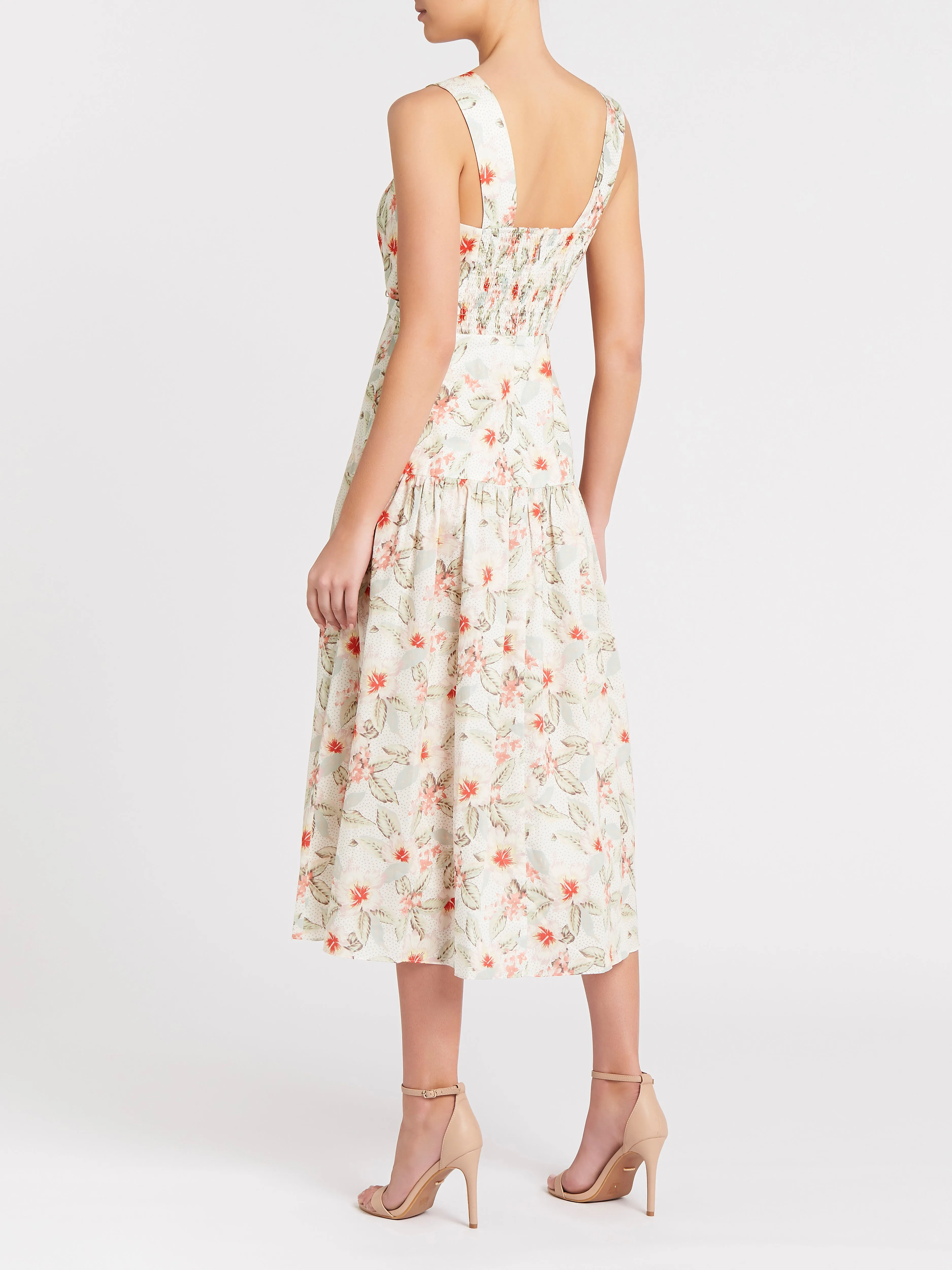 Floral Print Bow Dress