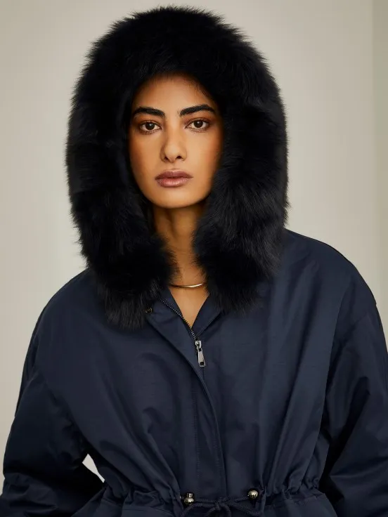 Fur hooded short parka: Discover the latest styles here!