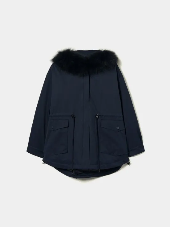 Fur hooded short parka: Discover the latest styles here!