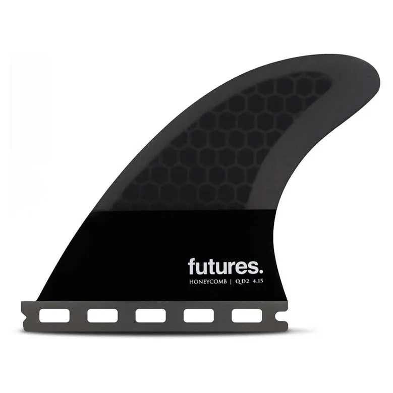 Futures Fins QD2 4.15 Flat Honeycomb Quad Rears