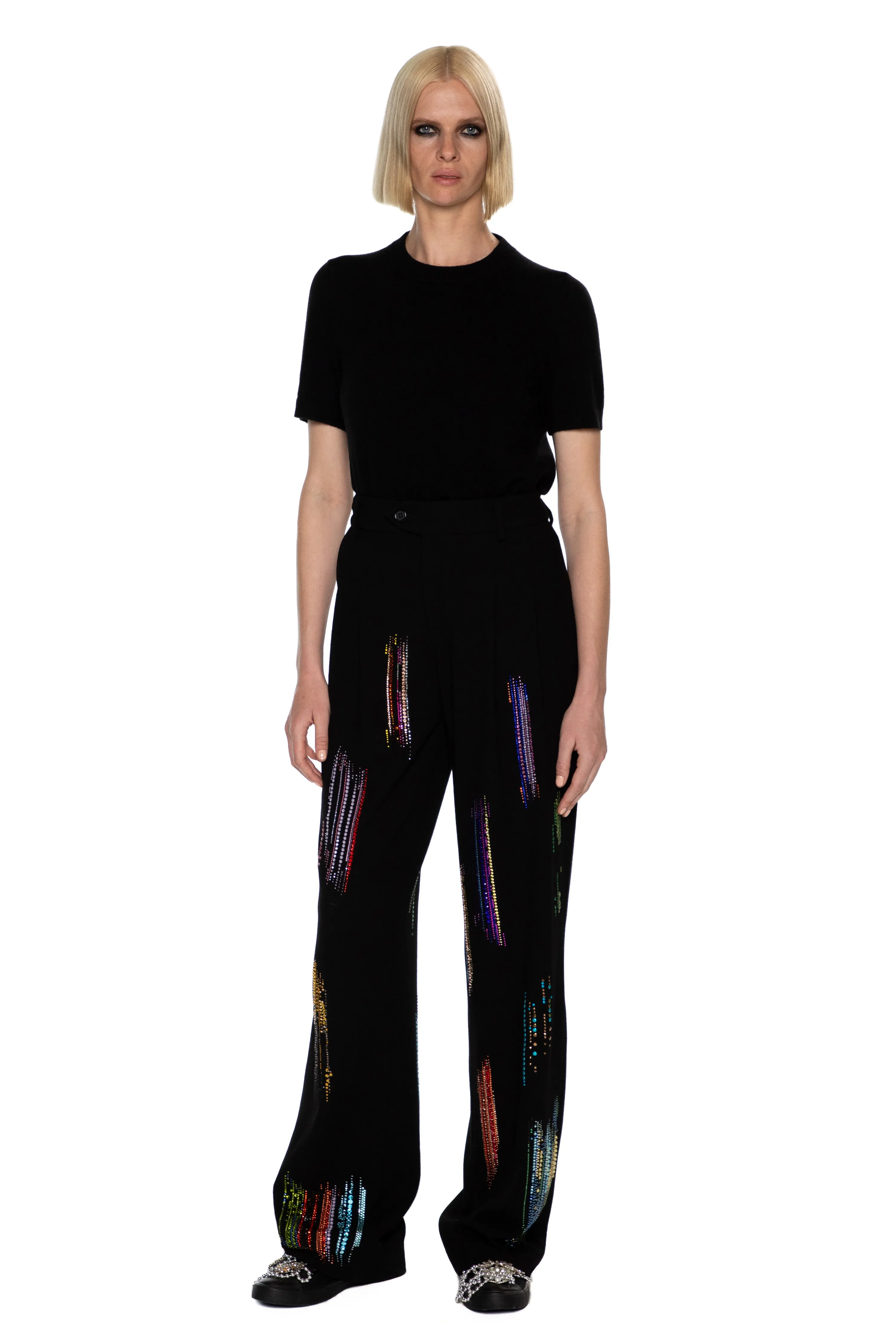 'FWB CRYSTAL' BAGGY TROUSERS