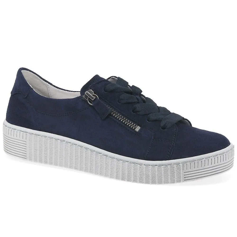 Gabor Women's Trainers in Wisdom Blue - Size 43.334.16