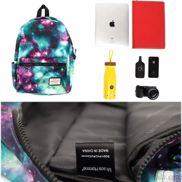 Galaxy Theme College Backpacks