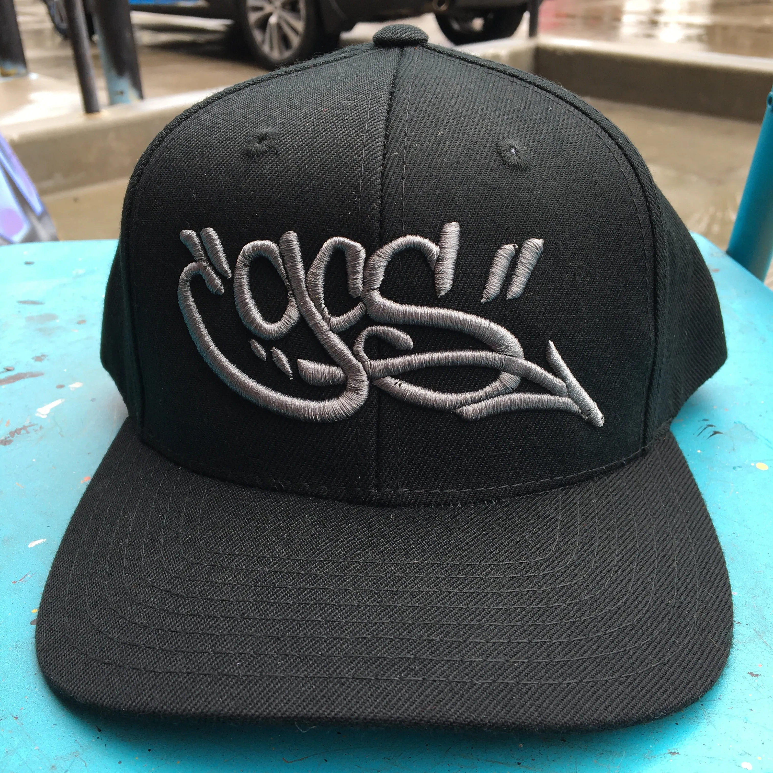 GCS Logo Curved Bill Hat (black)