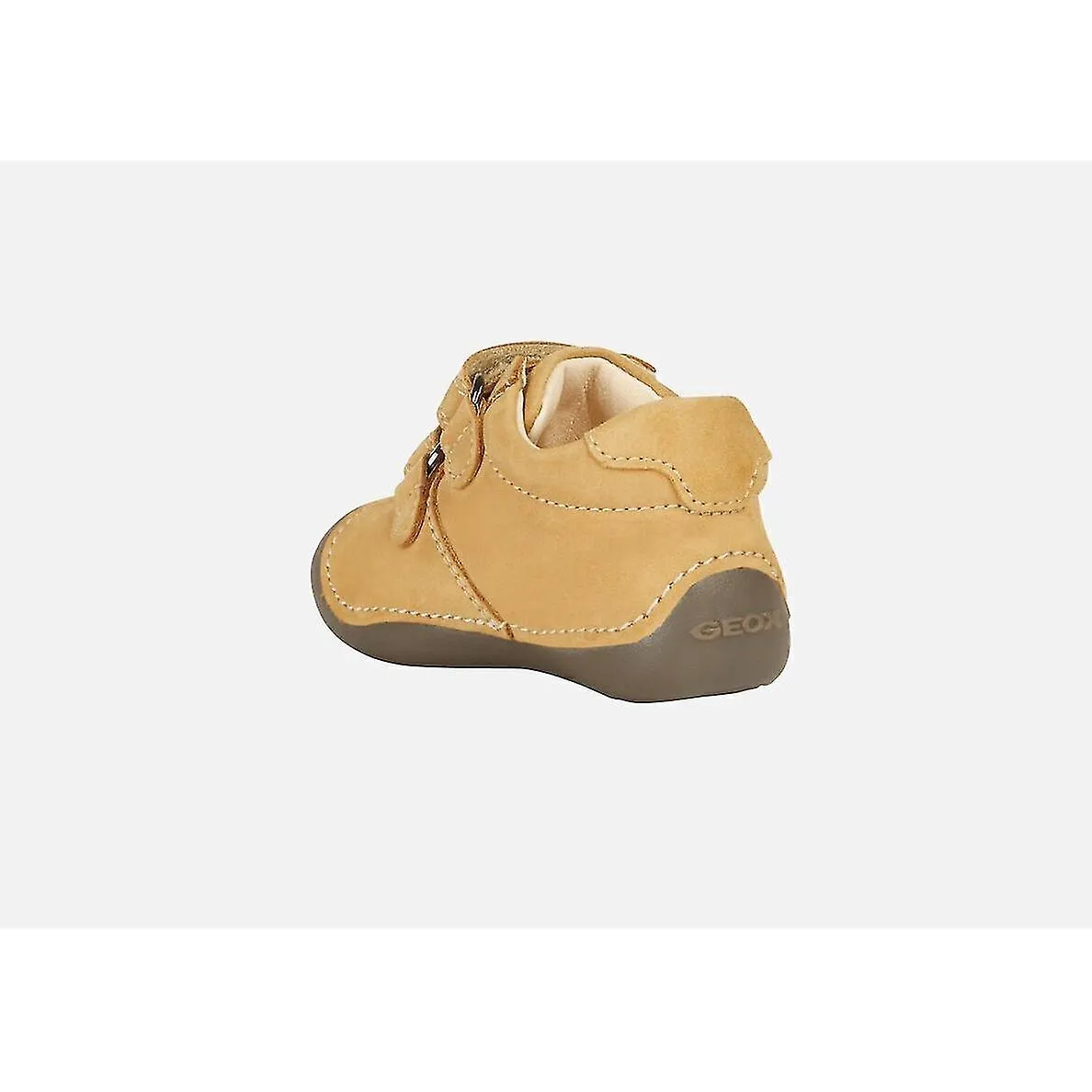 Geox Kids Tutim Crawl Leather Sneakers