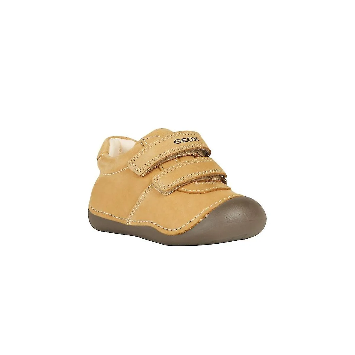 Geox Kids Tutim Crawl Leather Sneakers