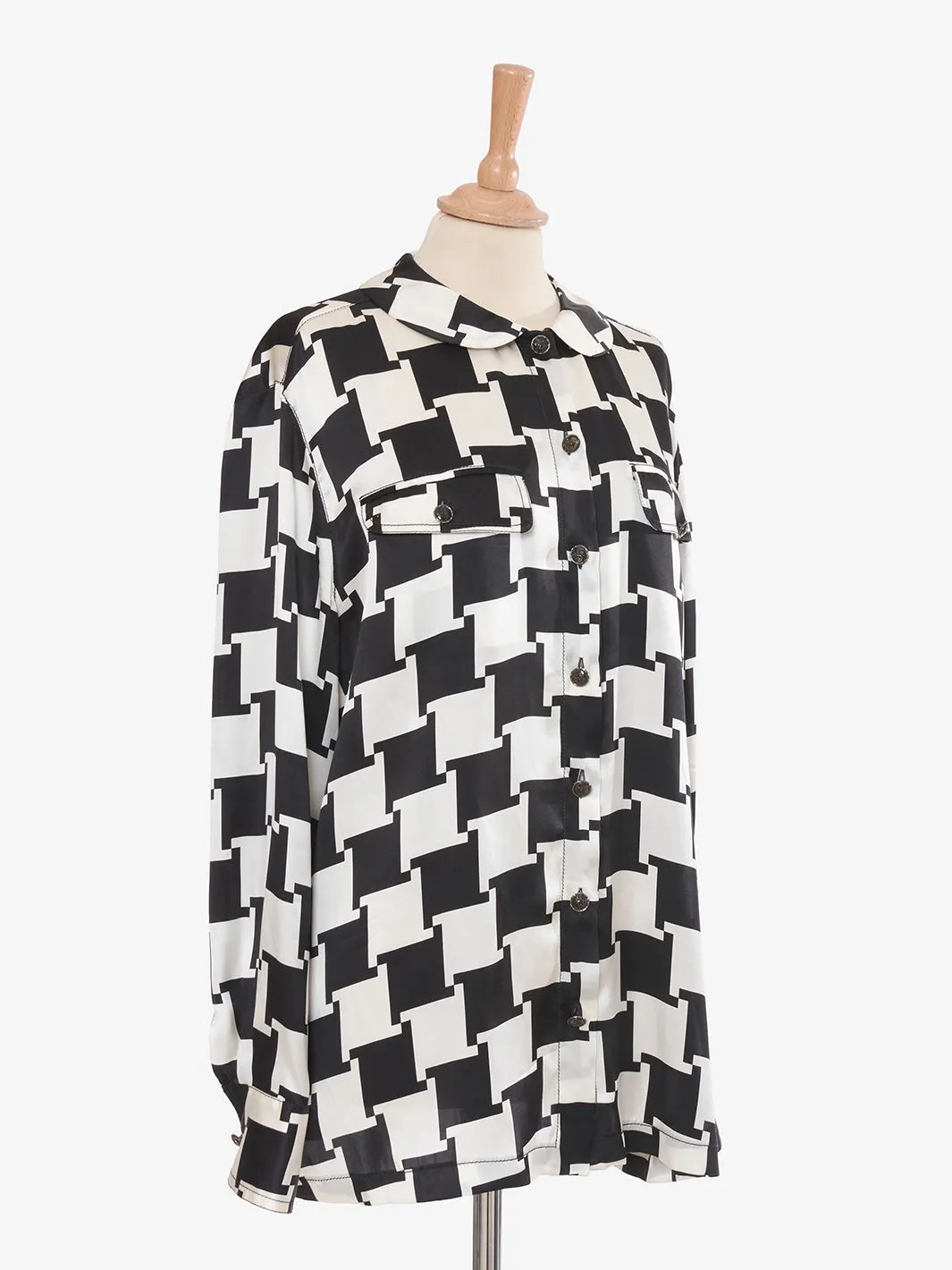 Gianni Versace Houndstooth shirt