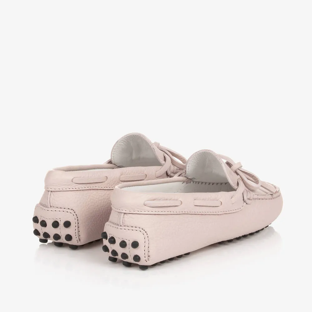 Kids Pink Loafer Shoes