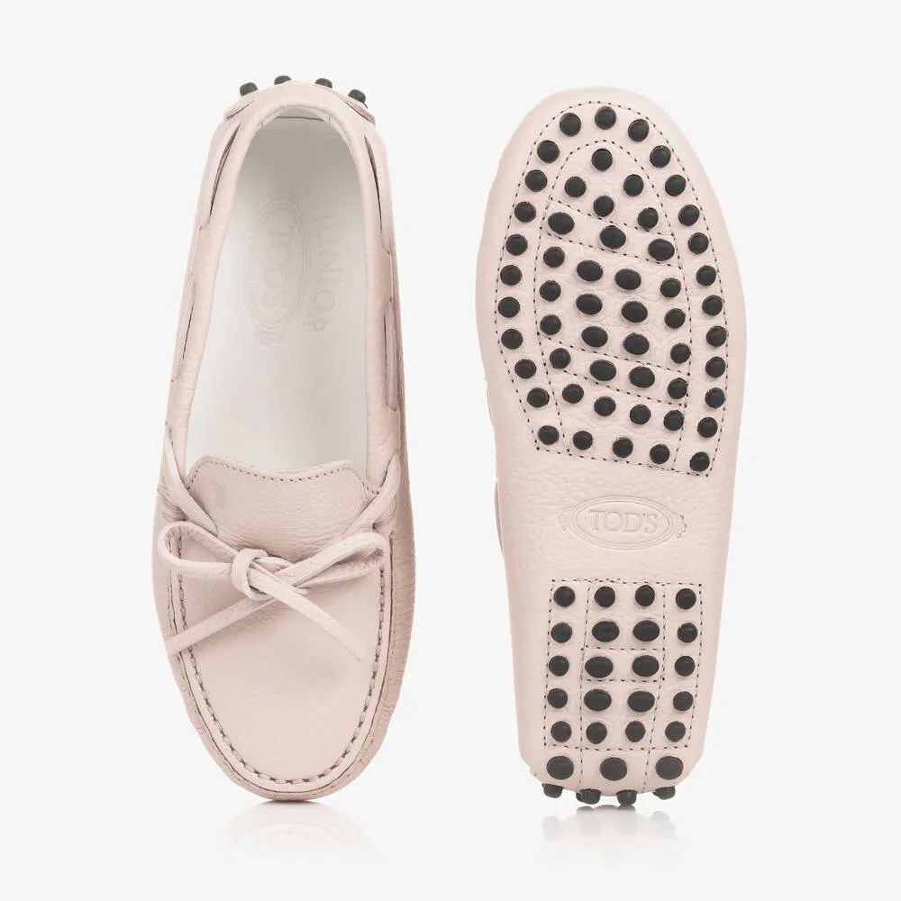 Kids Pink Loafer Shoes