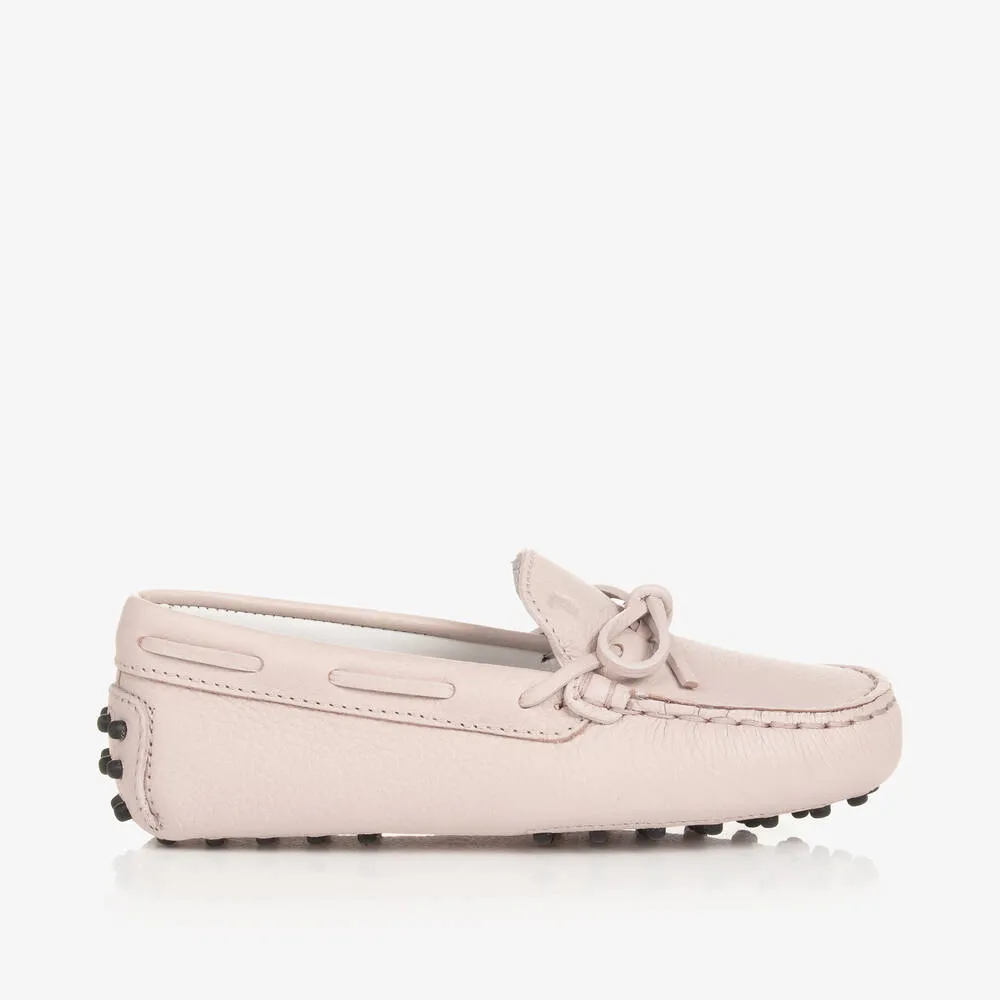 Kids Pink Loafer Shoes