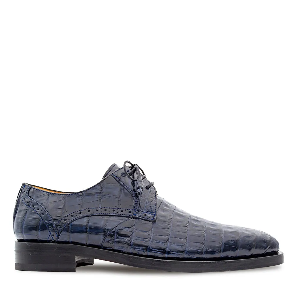 Golfo Plain Toe Crocodile Derby