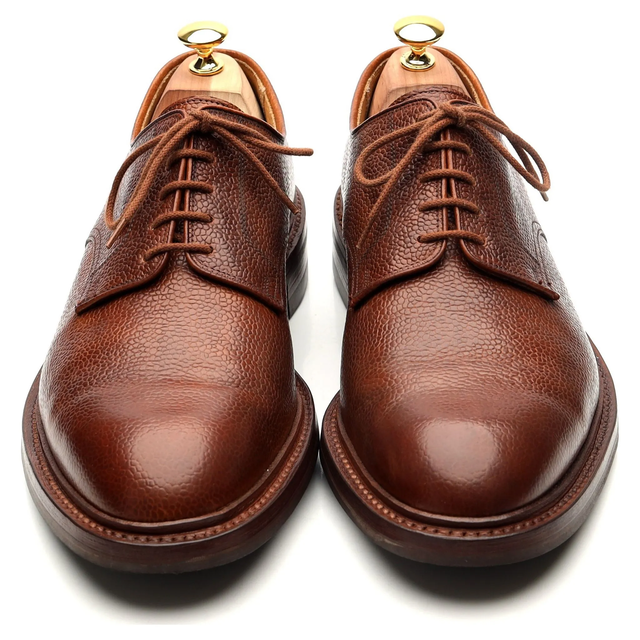 'Grasmere' Tan Brown Leather Derby UK 10.5 E