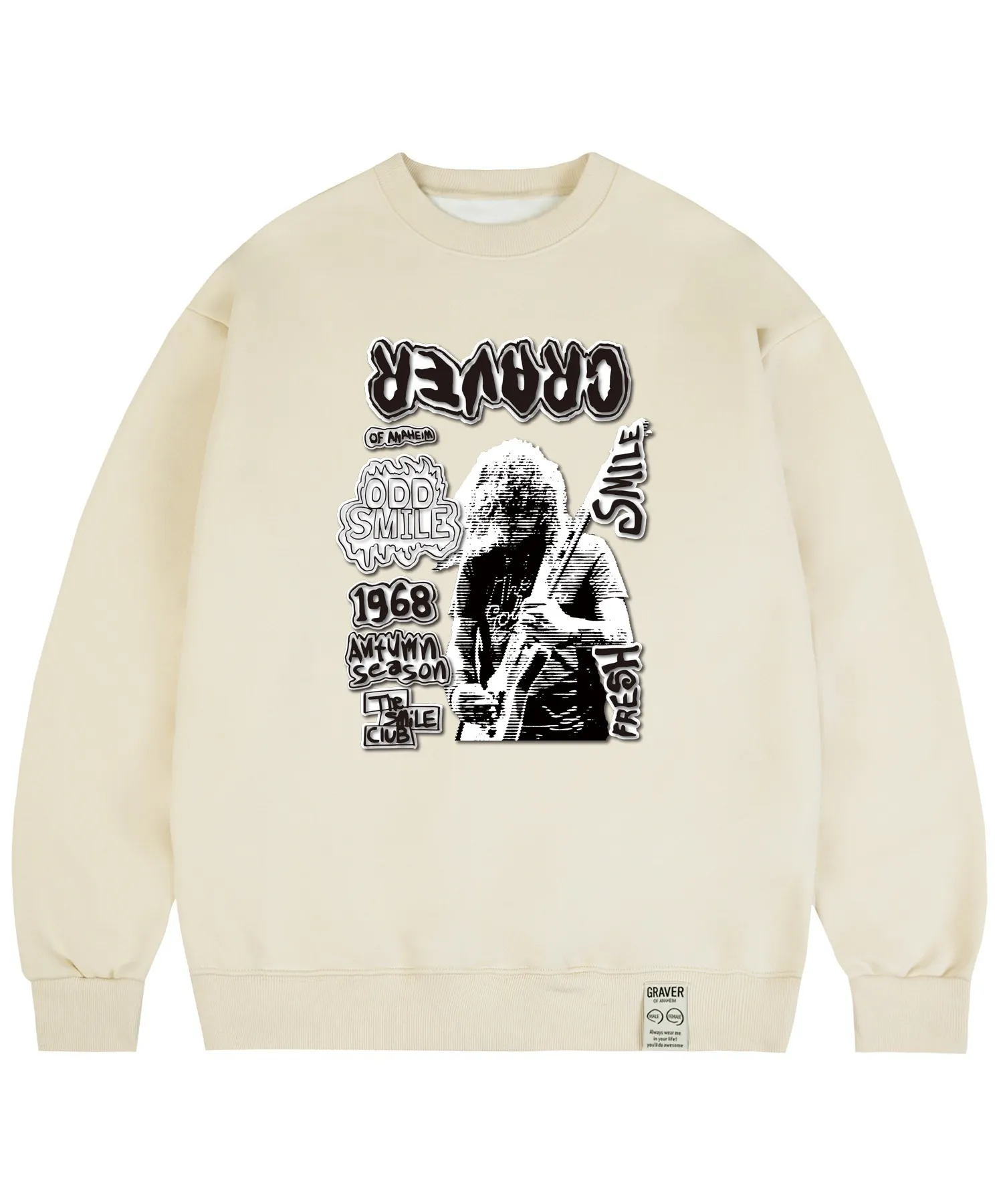 GUITARIST PUNK SWEATSHIRT by GRAVER