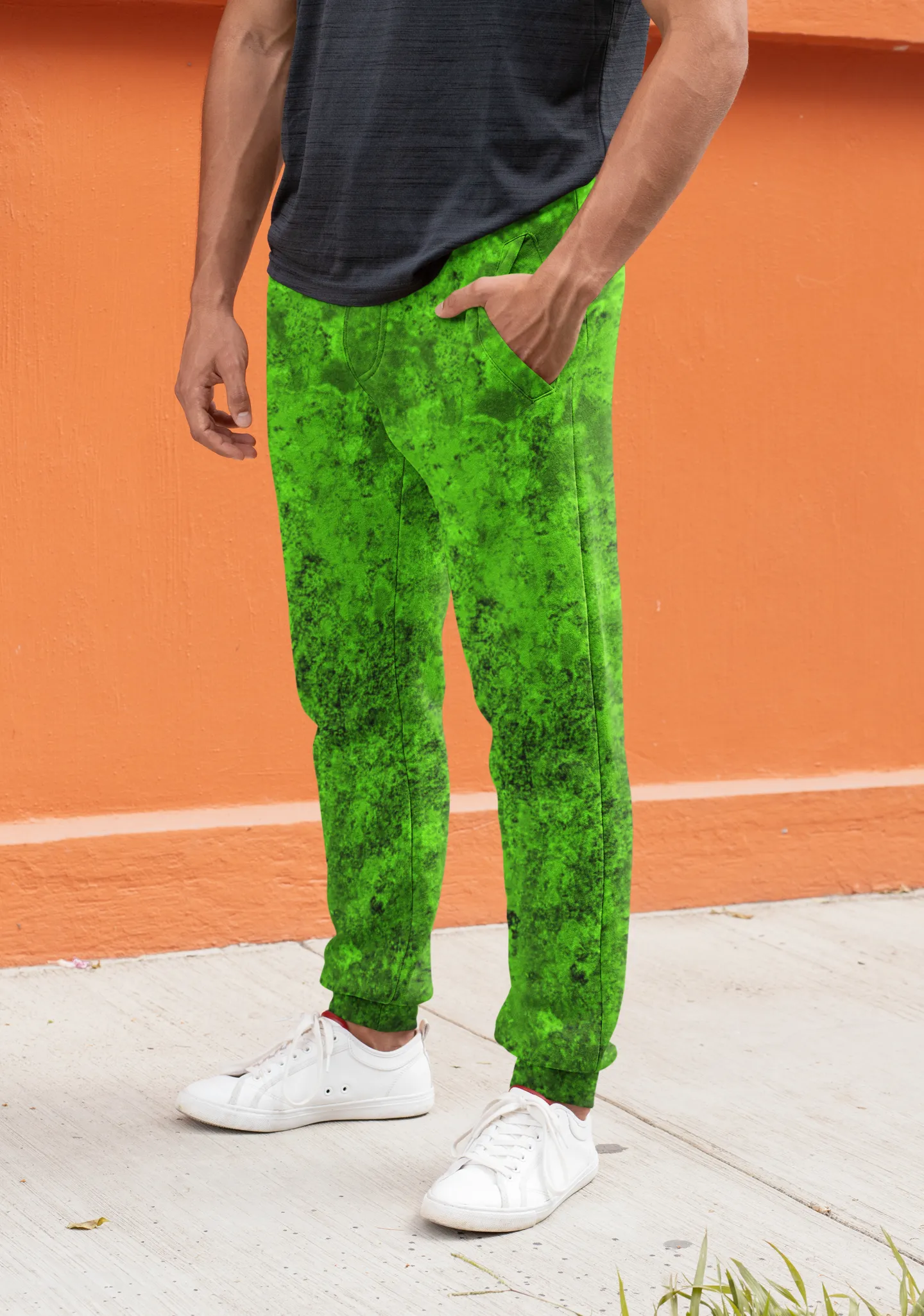 Green Rusty Slim Fit Men's Joggers