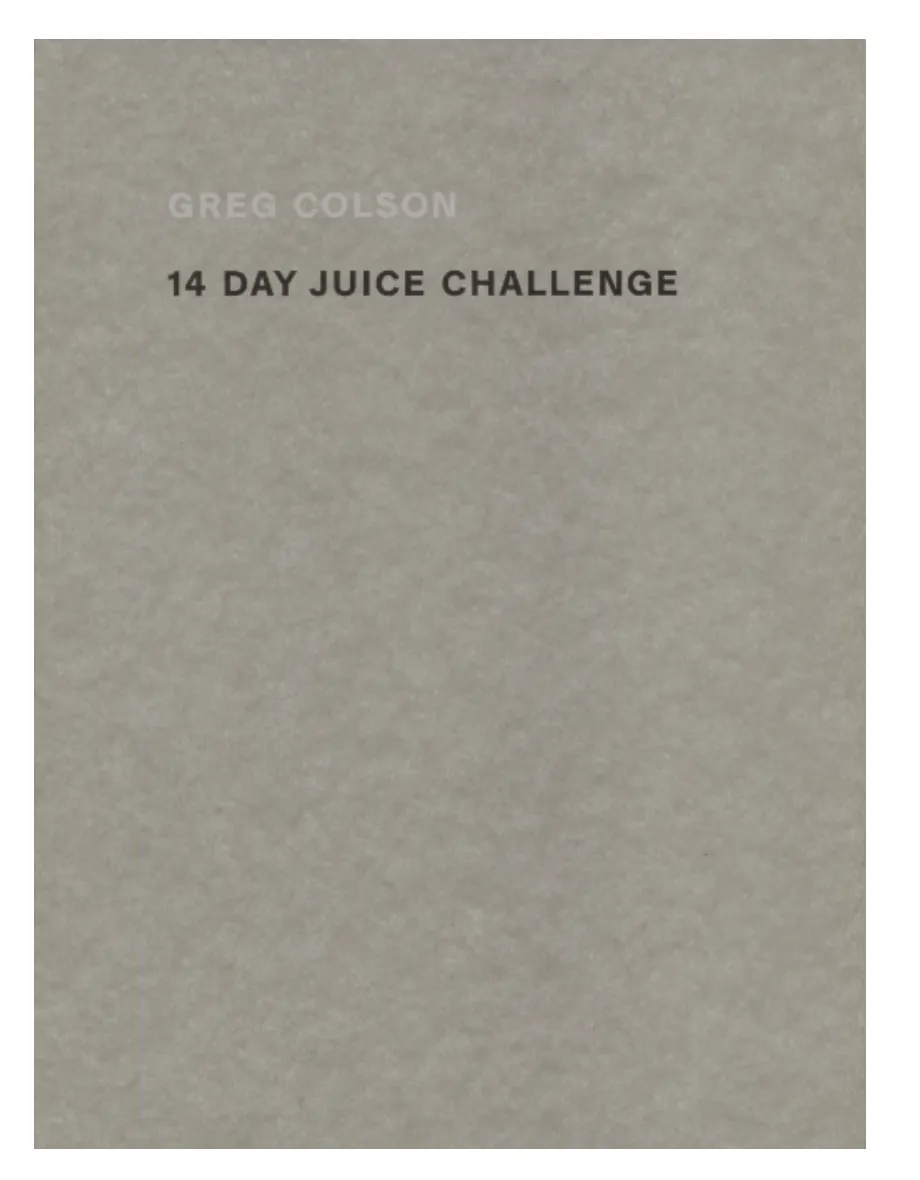 Greg Colson - 14 Day Juice Challenge slide 3 of 2