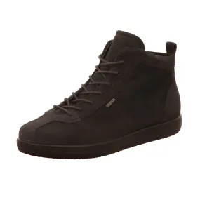 Grey Ecco Lace-up Boots