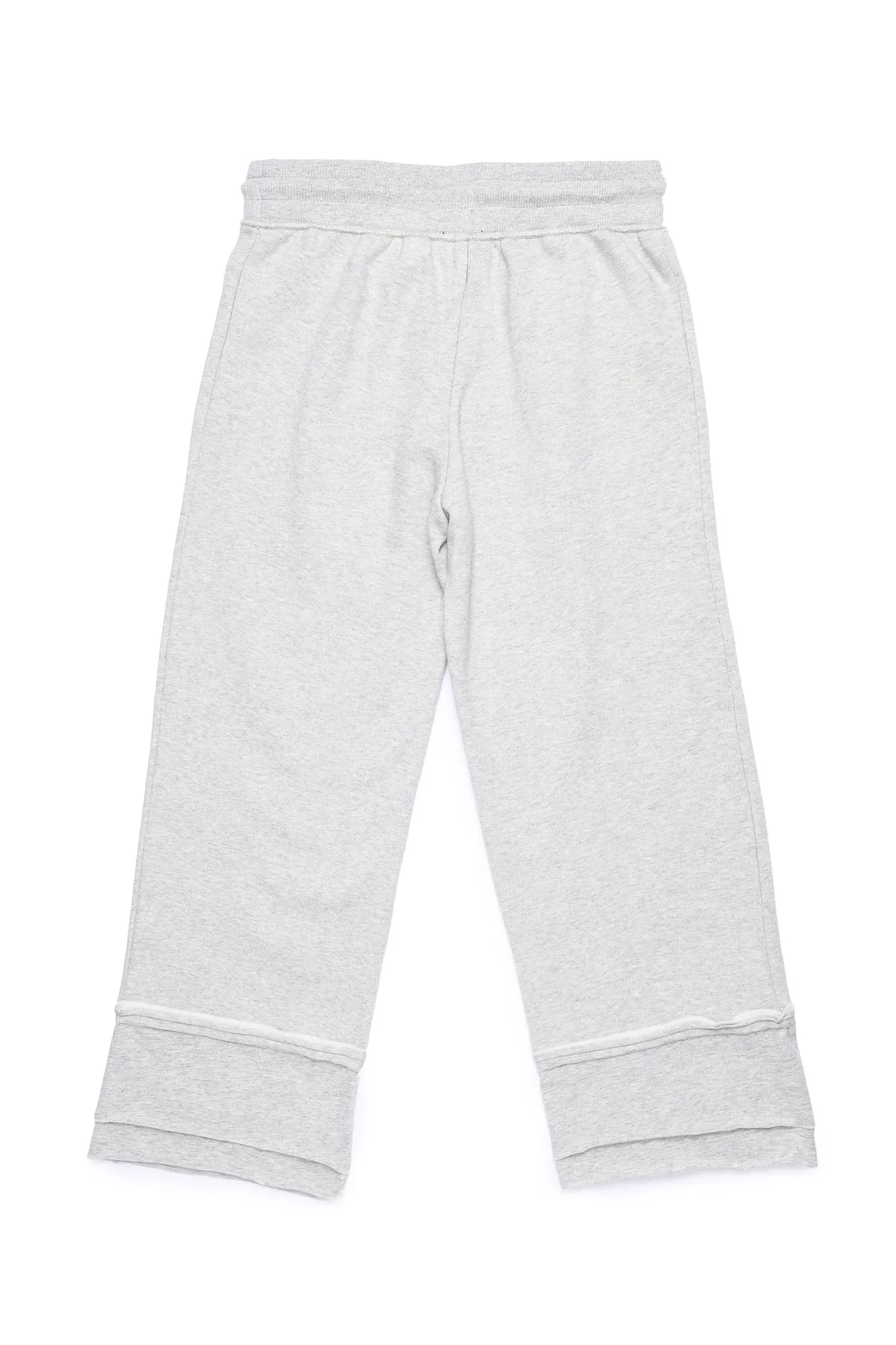 Grey Joggers with Stitching Design