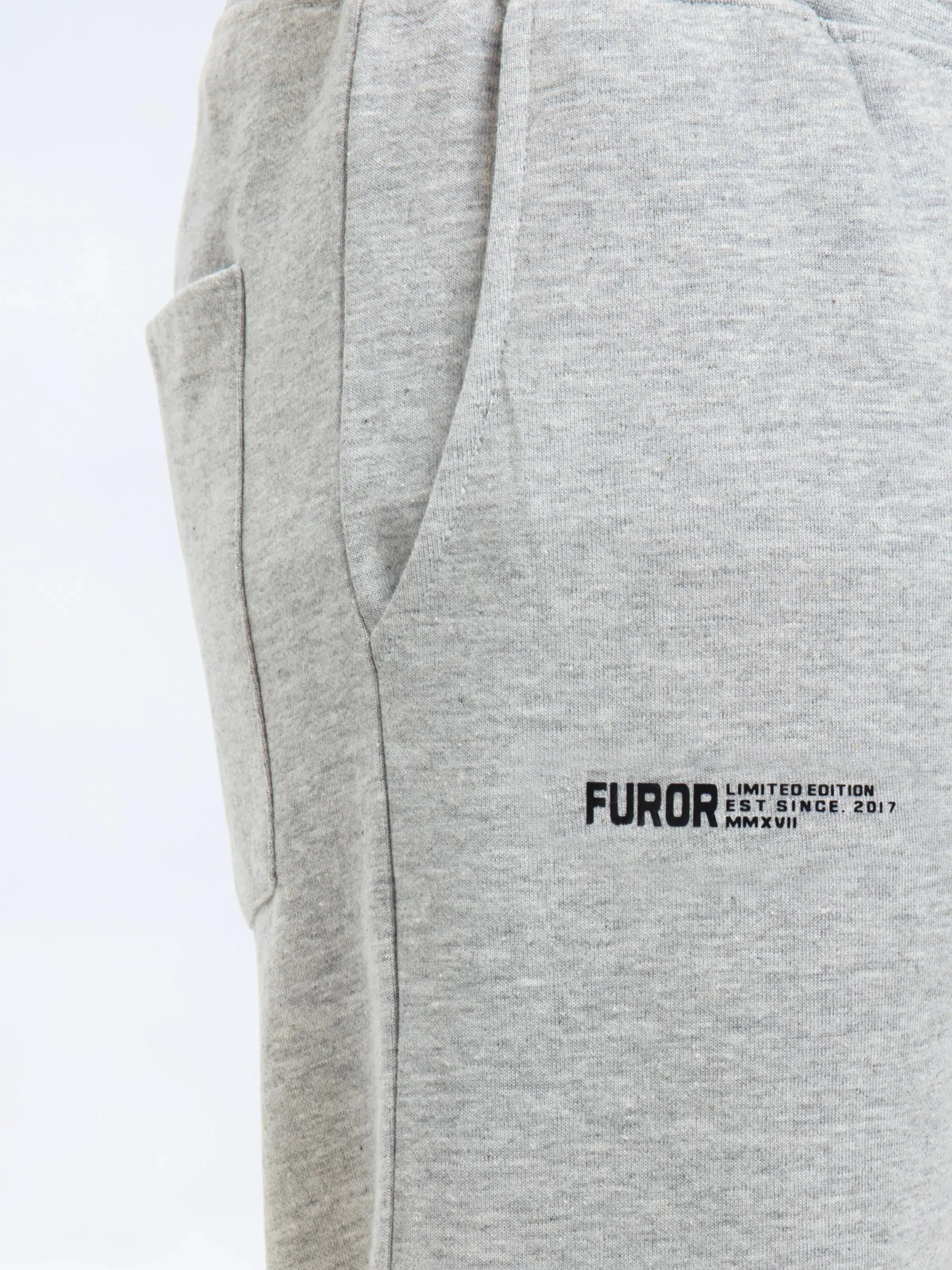 Grey Regular Fit Jog Pant | Tracksuit - FMBTKS24-015