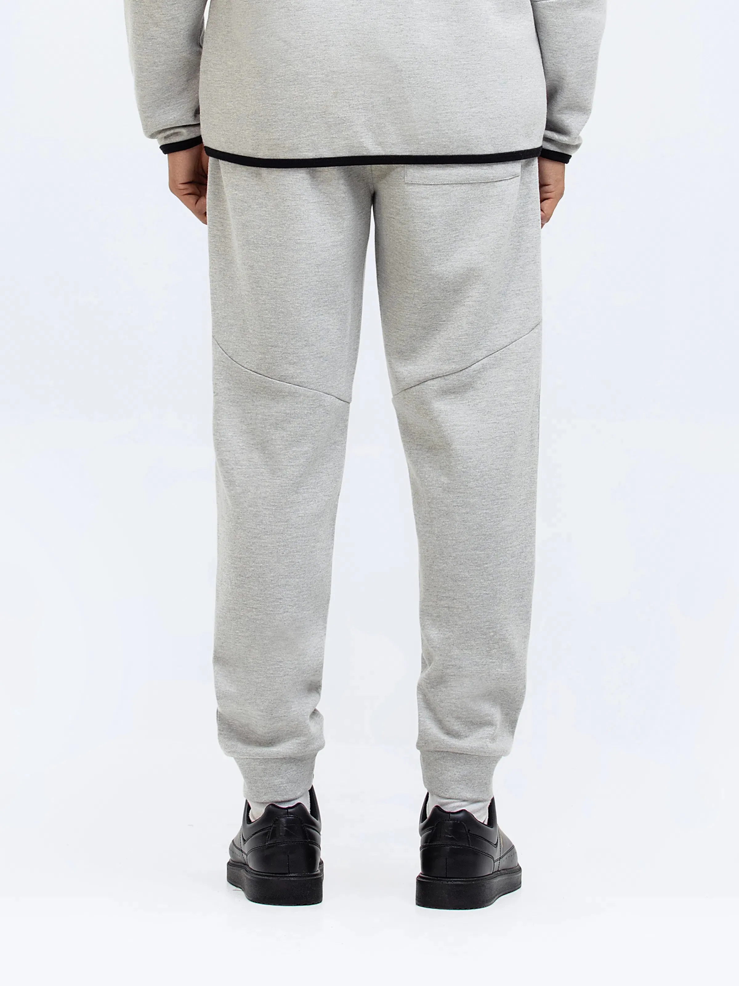 Grey Regular Fit Jog Pant | Tracksuit - FMBTKS24-015