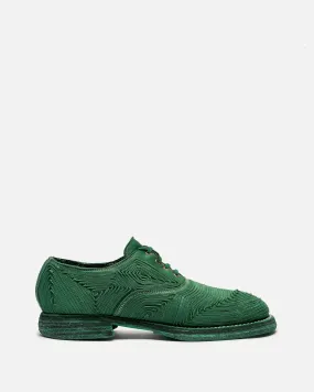 Guidi Women's 110Z RC Full Grain Soft Horse Leather Derby in Green