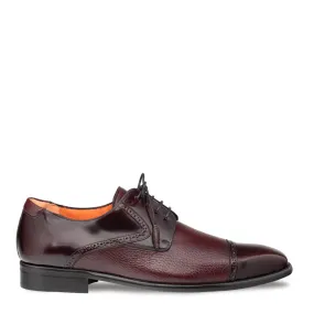 Hi-Shine Calf/Deer Cap Toe Derby