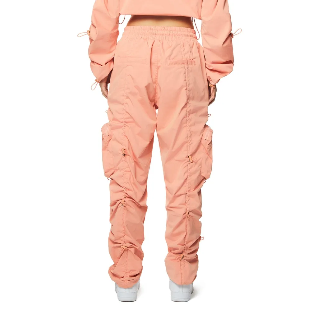 High Rise Multi Bungee Joggers - Sand Coral