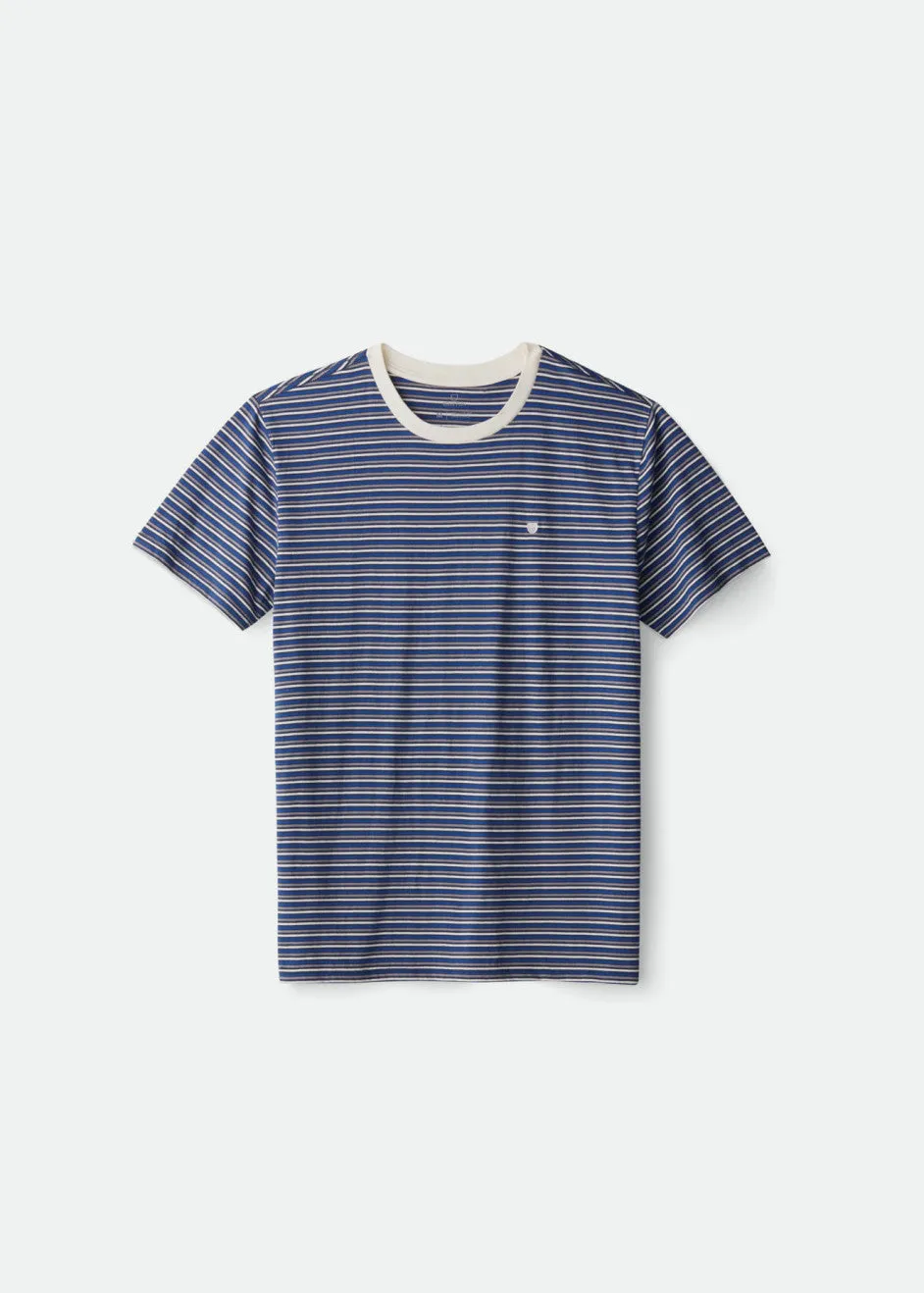 Hilt Mini Stripe S/S Knit - Off White