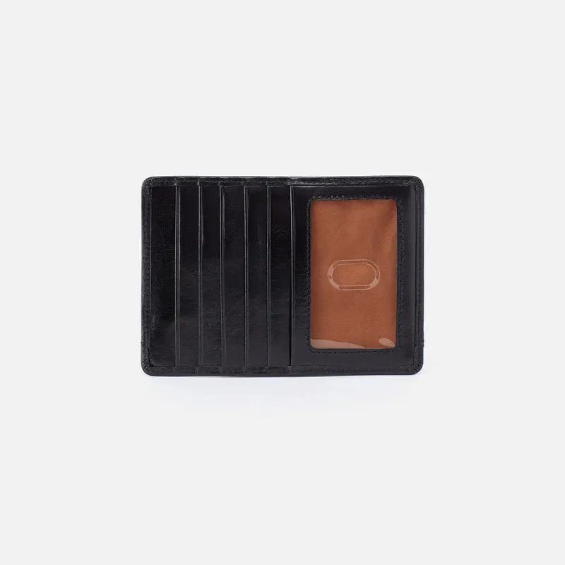 Hobo Euro Slide Card Case Black