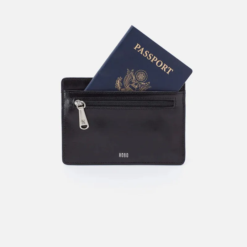 Hobo Euro Slide Card Case Black